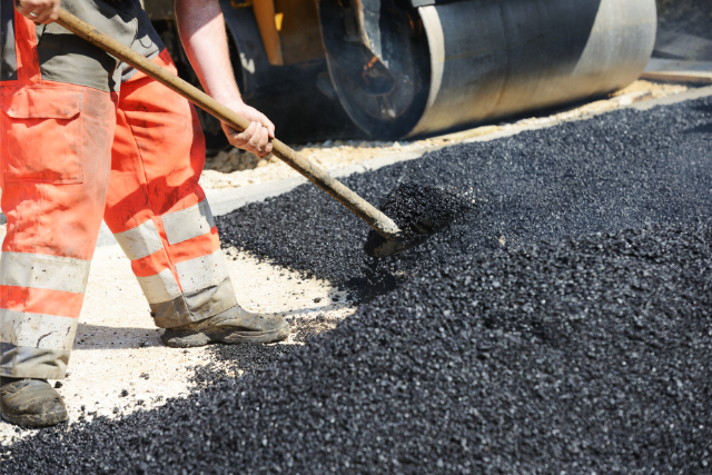 Asphalt Construction Worker